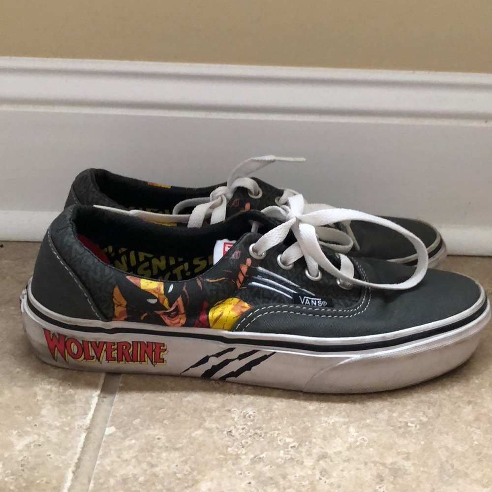 Marvel Wolverine Gray Vans Unisex